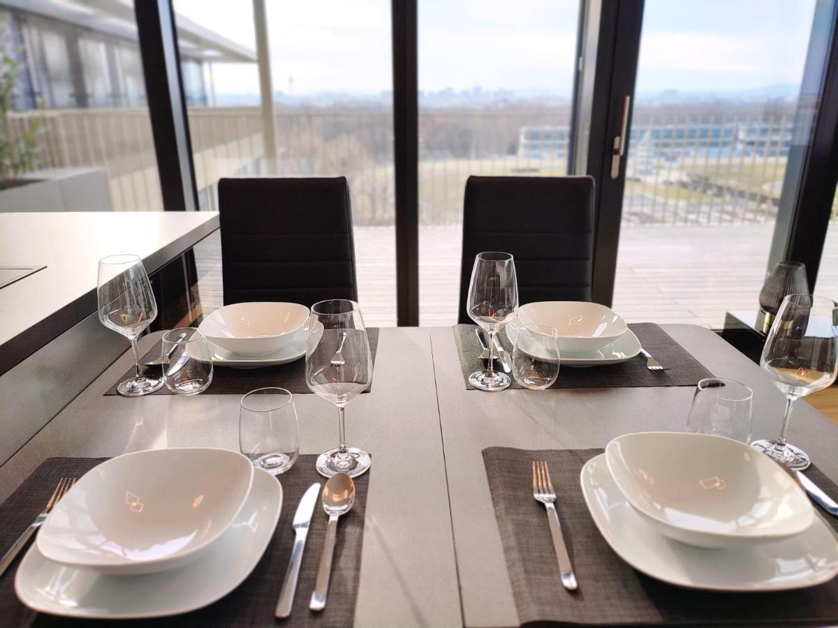 Panorama Apartment Vienna - Free Parking, Sauna & Fitness Exterior foto