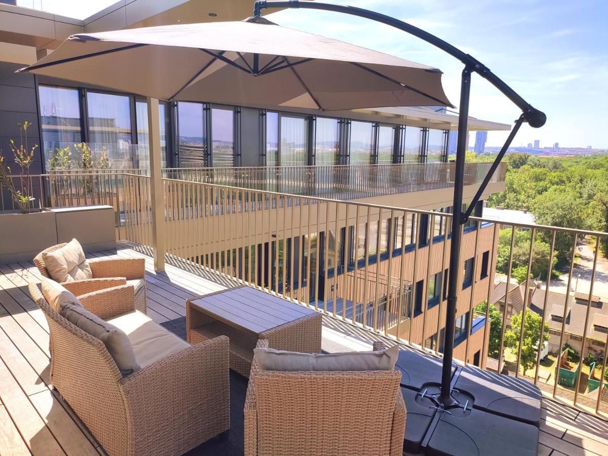 Panorama Apartment Vienna - Free Parking, Sauna & Fitness Exterior foto